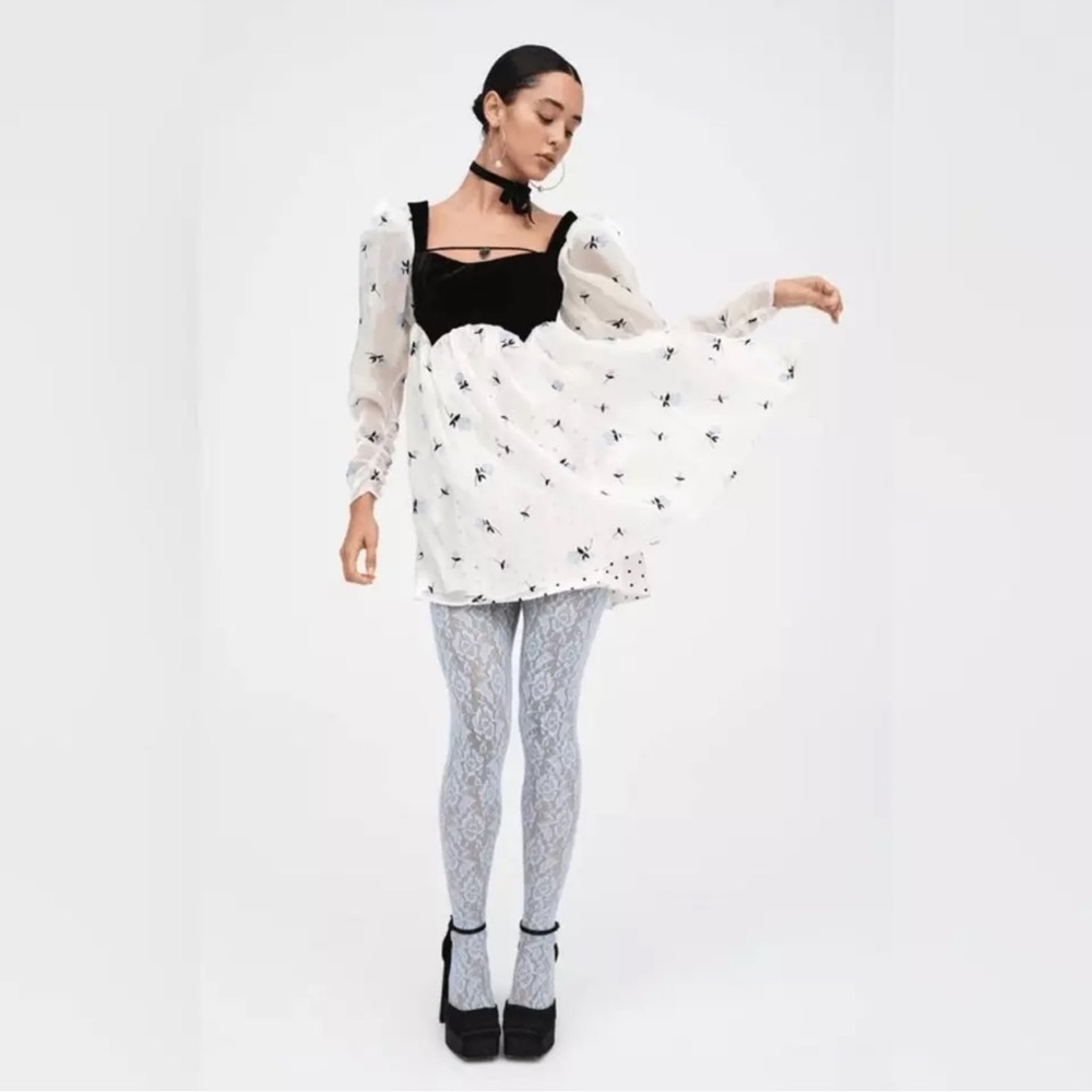 For Love & Lemons Marcella Girlhood Coquette Lolita Dress NWT $279 Size XS